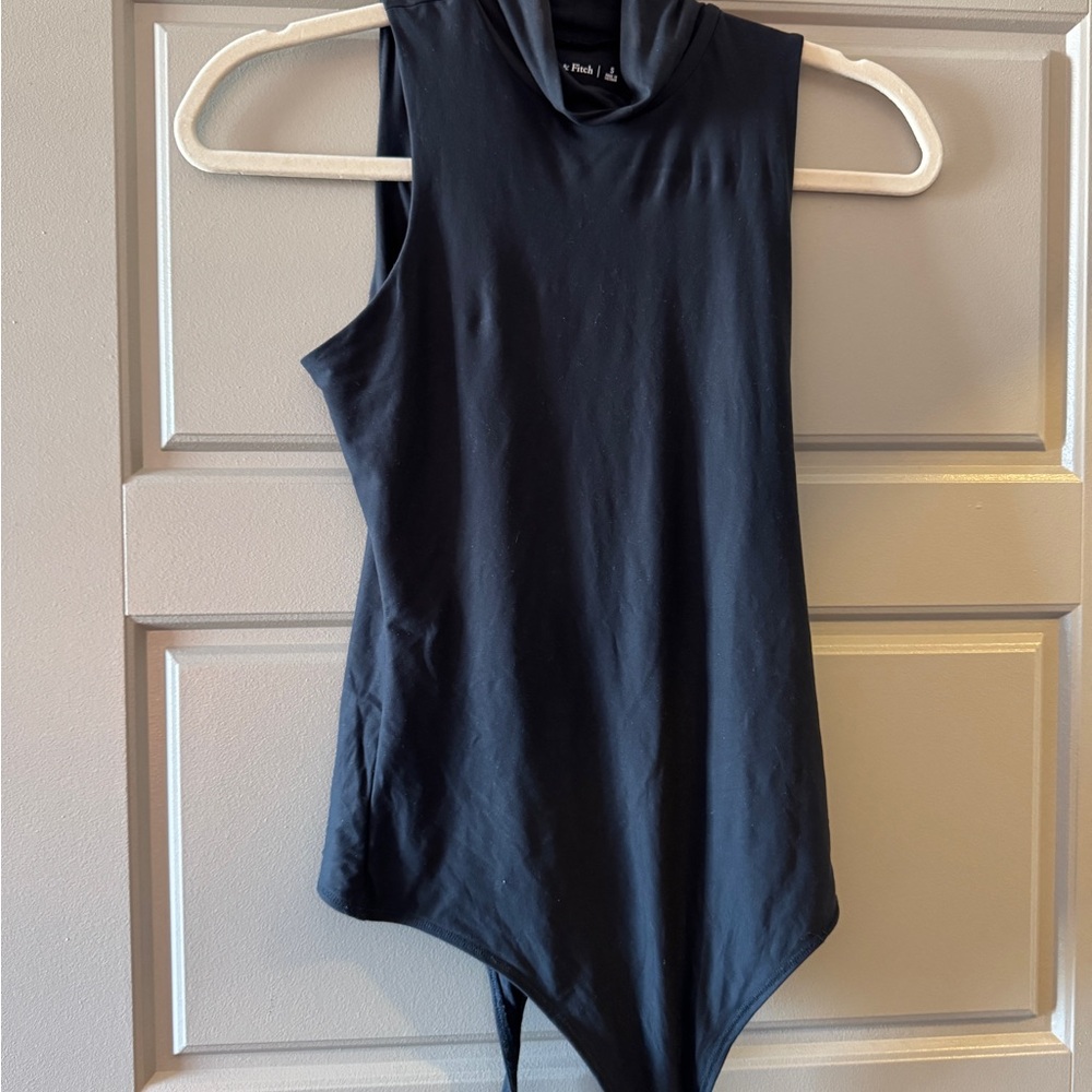 Abercrombie & Fitch Black Turtleneck Bodysuit